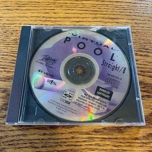 Virtual Pool Straight 8 (PC, 1995) Game PC CD-ROM